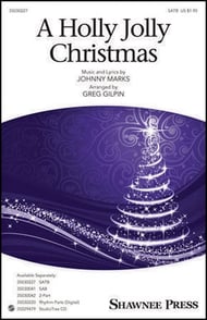 A Holly Jolly Christmas SATB choral sheet music cover Thumbnail